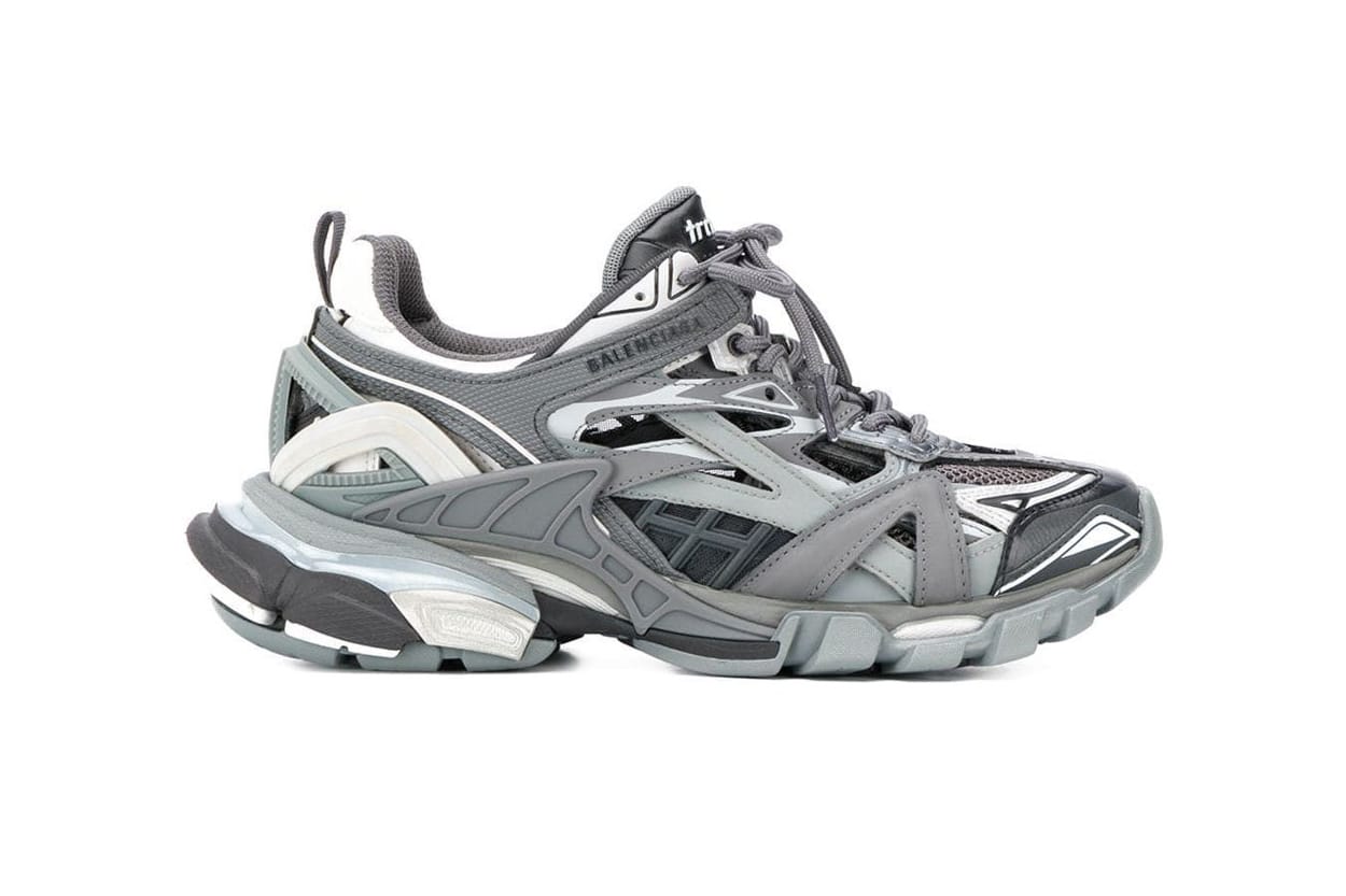 Blue Grey Track 2 Trainers For Women Balenciaga from